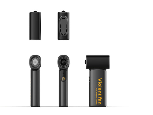 Flymayn TurboFlow 3-in-1 Compact High Speed Cordless Mini Blower, Vacuum & Fan